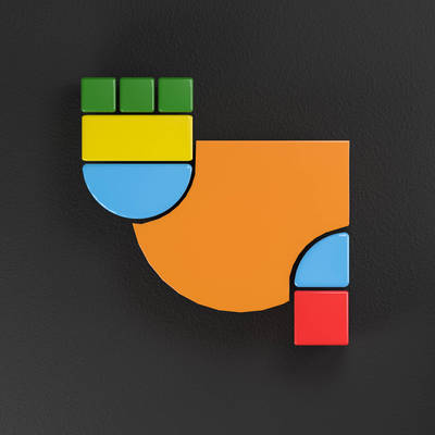 Minimal. Abstract. Geometric. Vibrant. No. 2.