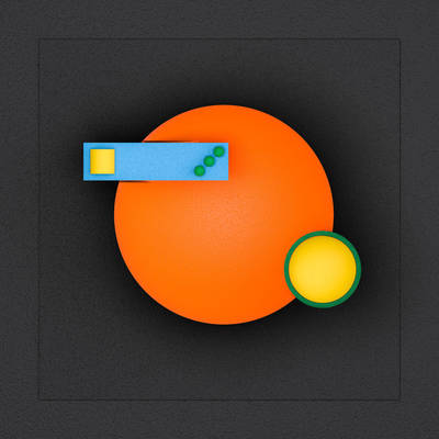 Minimal. Abstract. Geometric. Vibrant. No. 9.