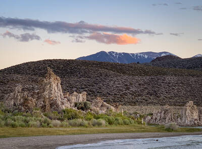 Photo of Mono Lake tufas. Summer.