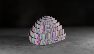 A 3D pattern generated using Matlab, Python and Blender.