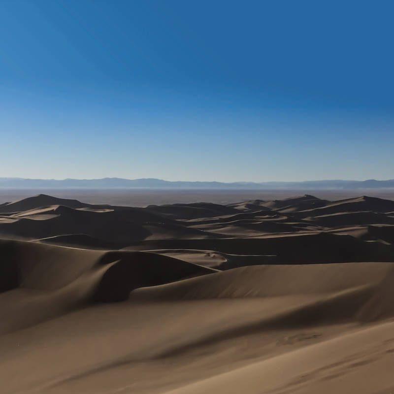Photo of sand dunes.