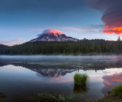 Reflection Lake, Mount Rainier National Park.